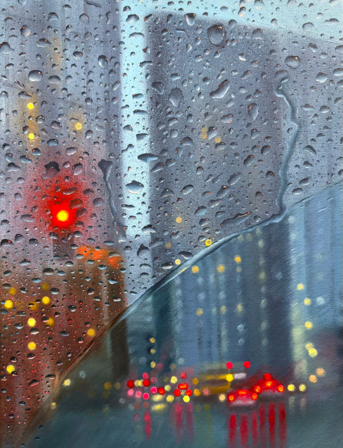 The Weight of Rain (Original Painting)