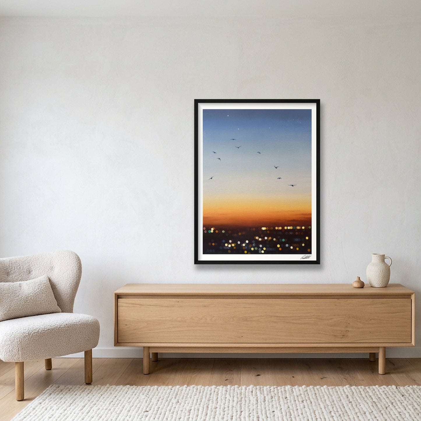 It Lasts Forever and Then It’s Over — 60×80cm, 24×31" Black Frame