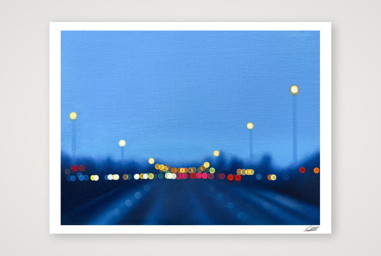 Night Turns Blue — 80×60cm, 31×24" Print only