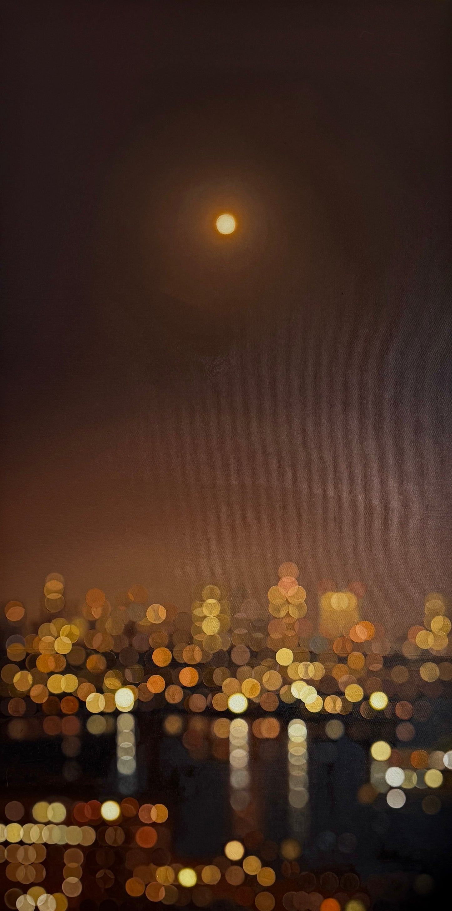 "Watching the Moon" Original Painting