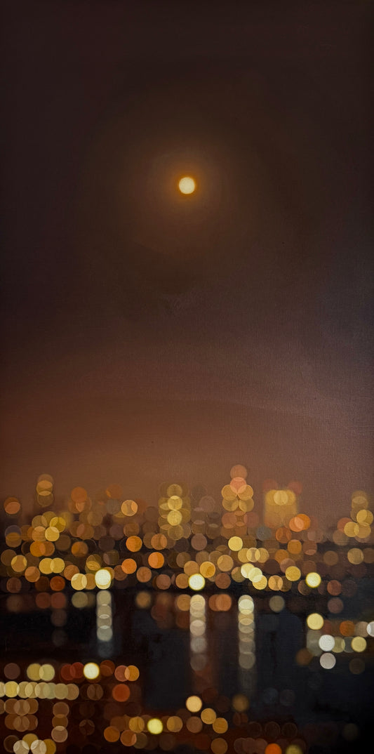 "Watching the Moon" Original Painting