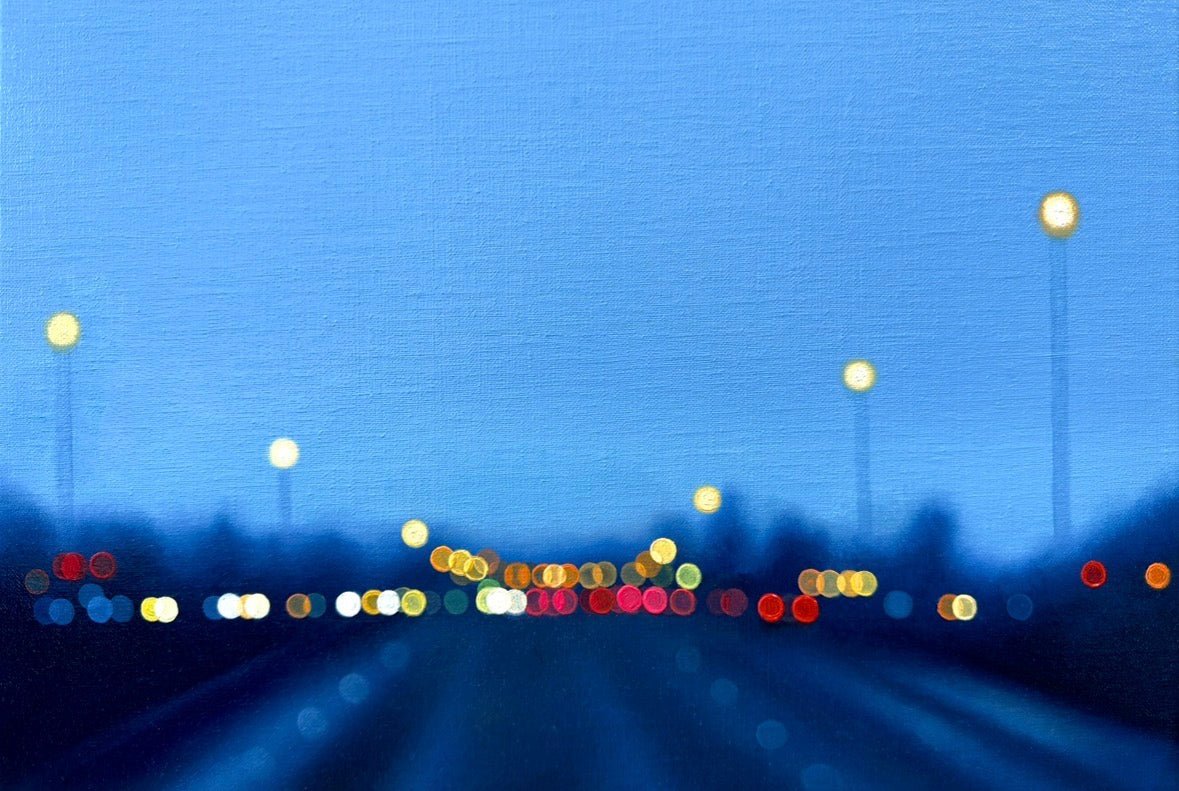 "Night Turns Blue" Original Painting
