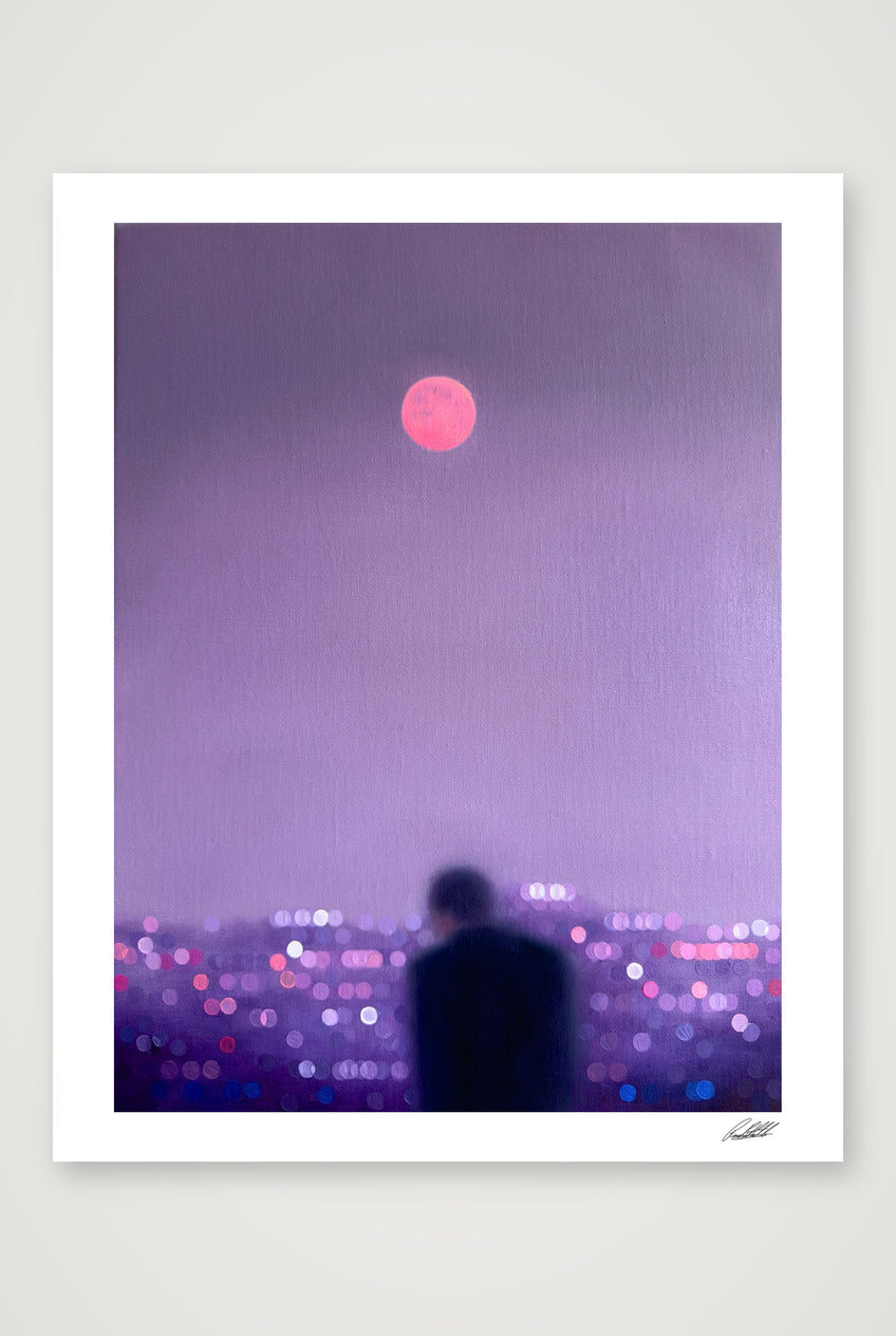 Strawberry Moon — 40×50cm, 16×20" Print only