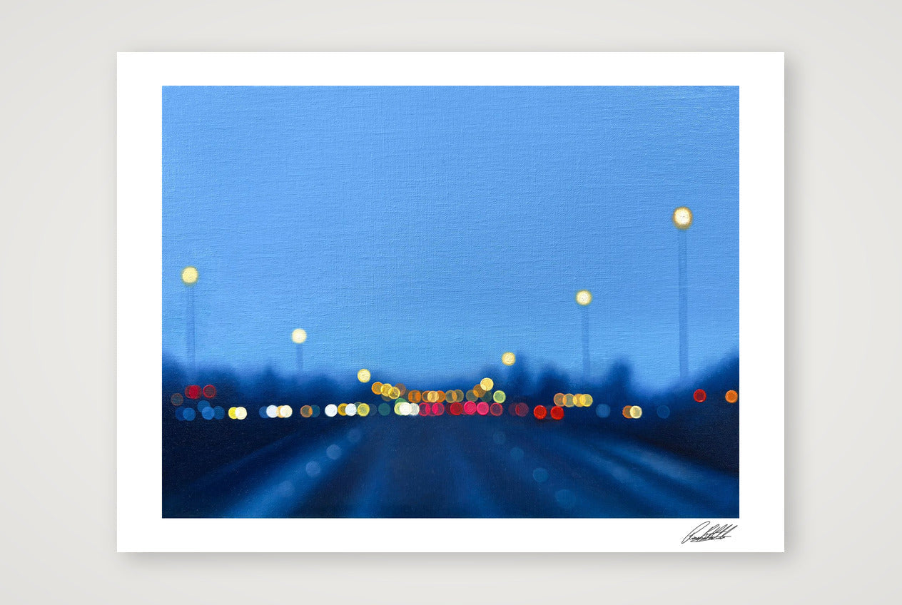 Night Turns Blue — 40×30cm, 16×12" Print only