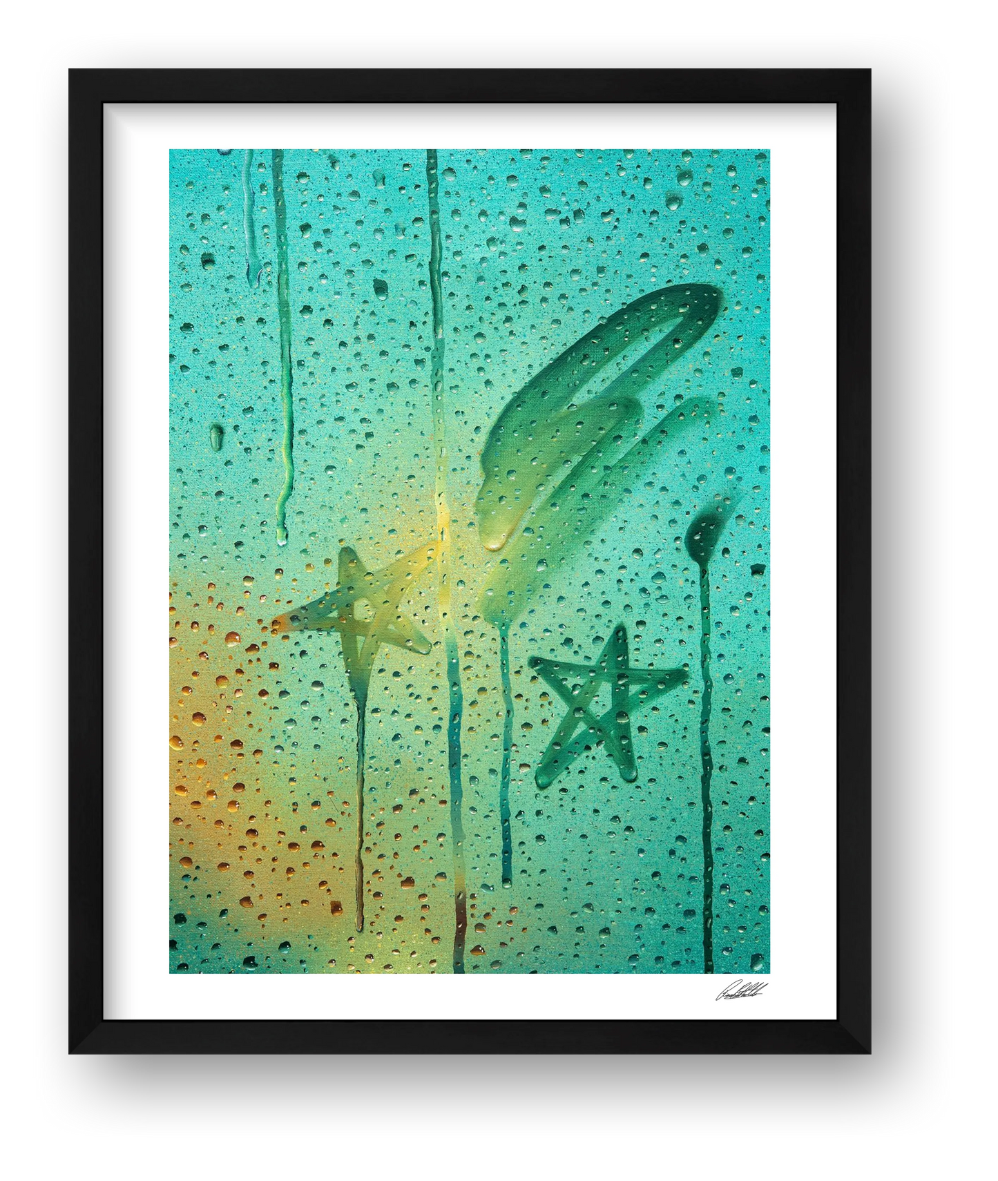 Green Hour — framed