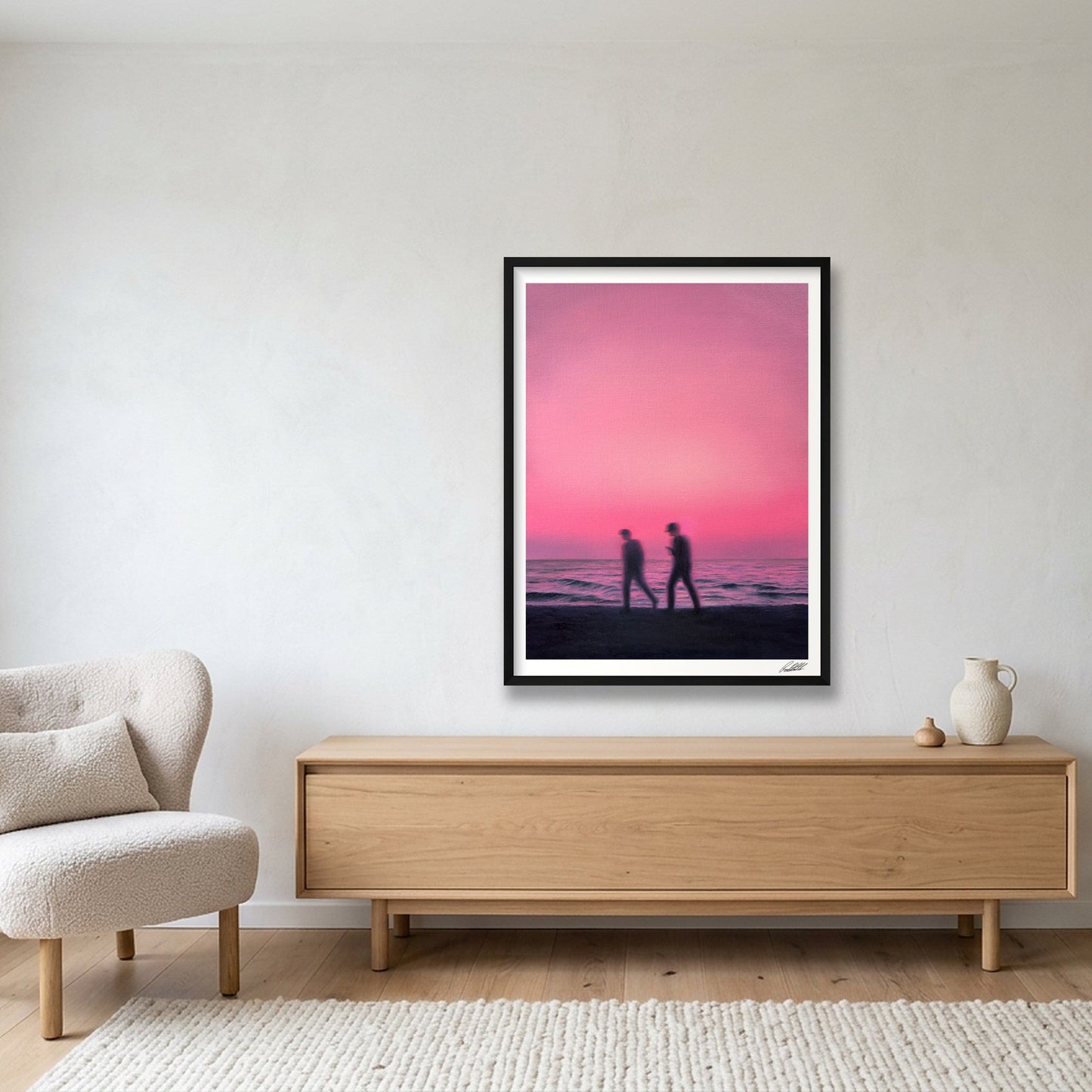 Another Day In Paradise — 60×80cm, 24×31" Black Frame